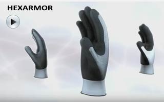 Image HexArmor glove video