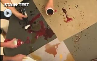 Image stain test video